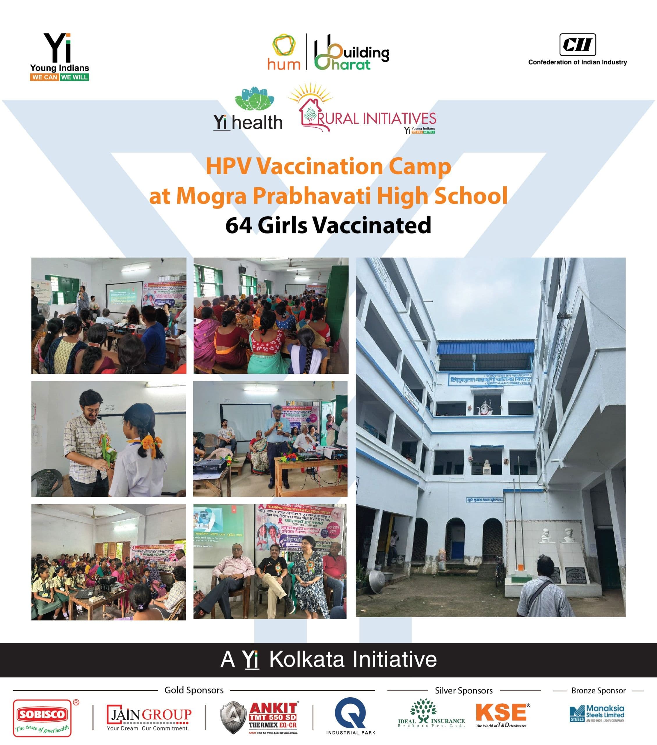 Yi24 | HPV Vaccination Camp at Mogra Prabhavati High School